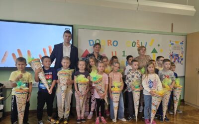 Posjet načelnika Općine Lipovljani i zamjenice gradonačelnice grada Novske prvašićima