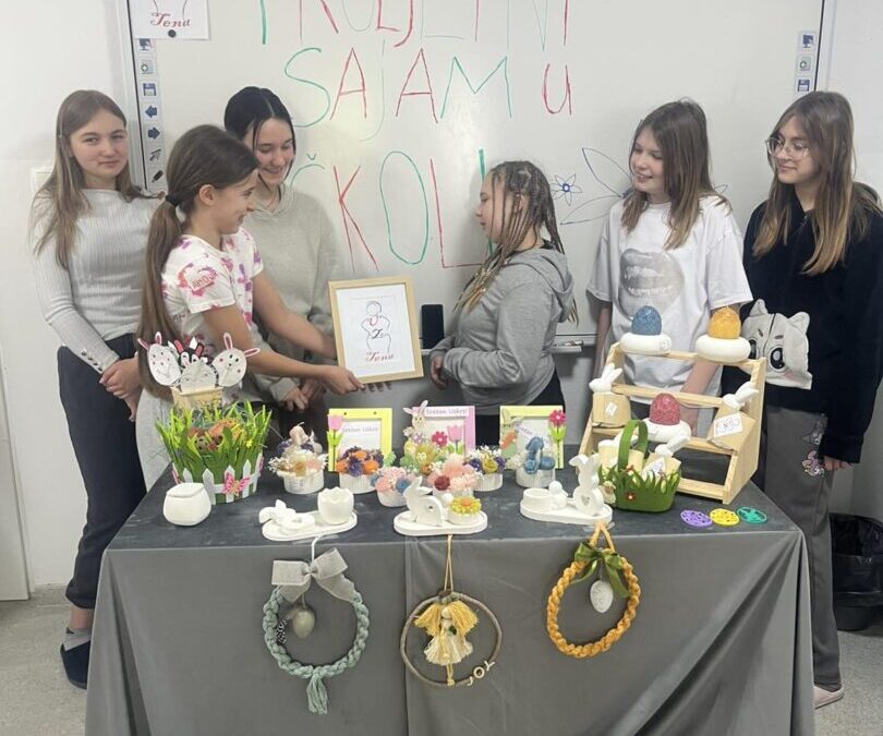 Proljetni prodajni sajam u našoj školi
