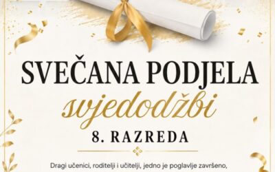Svečana podjela svjedodžbi